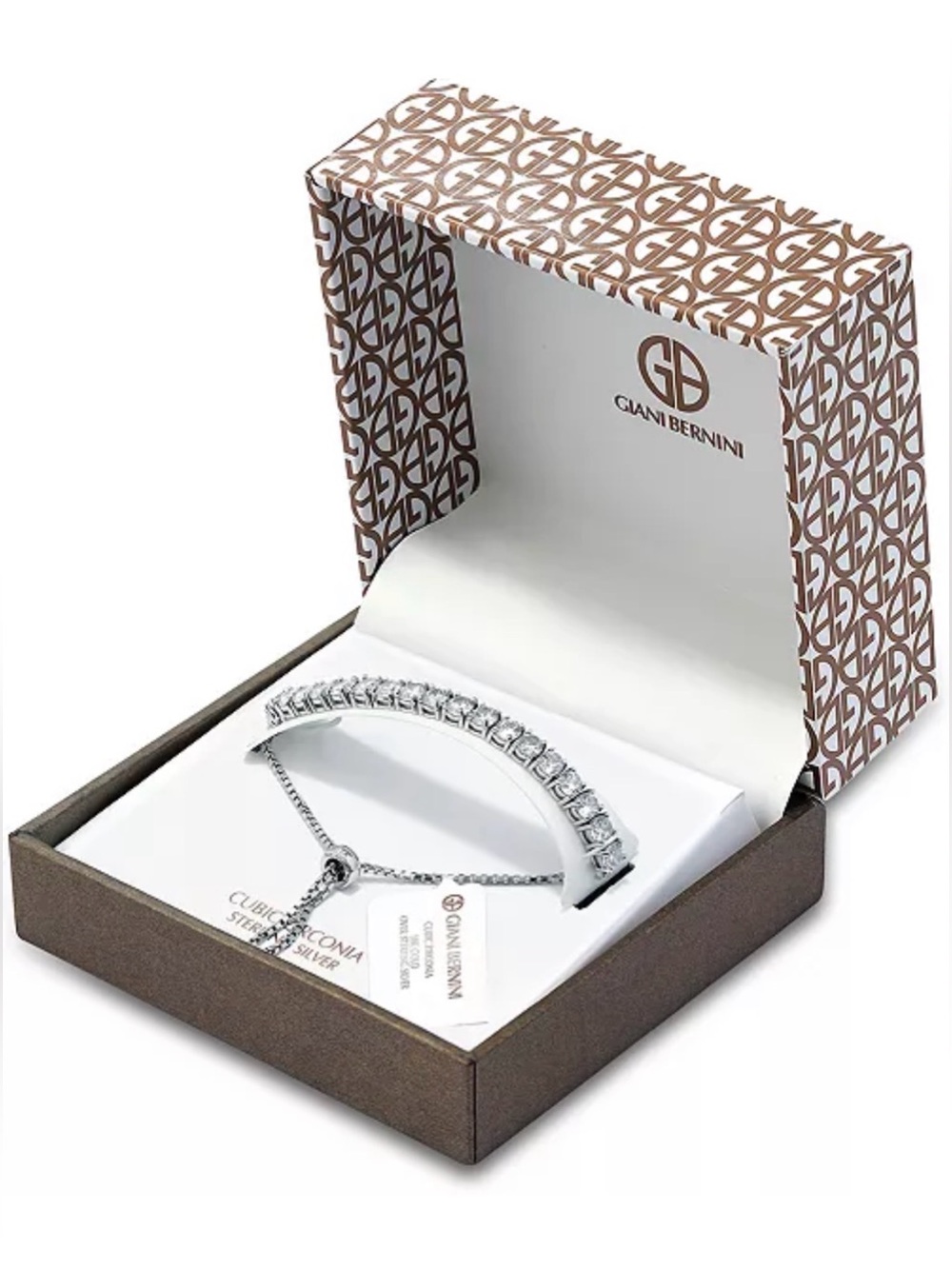 NWT Giani Bernini Women’s Cubic Zirconia Bolo Bracelet